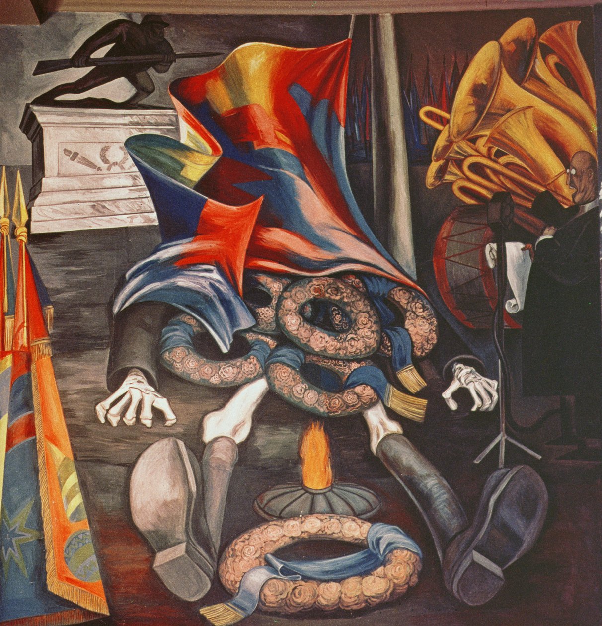 Sacrificio humano moderno de José Clemente Orozco