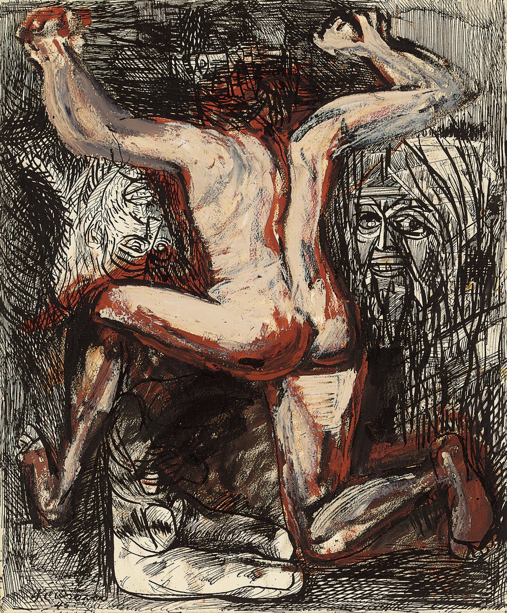 Prometeo de José Clemente Orozco
