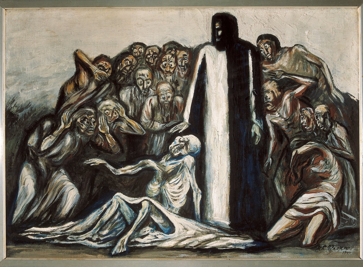 La resurrección de Lázaro de José Clemente Orozco