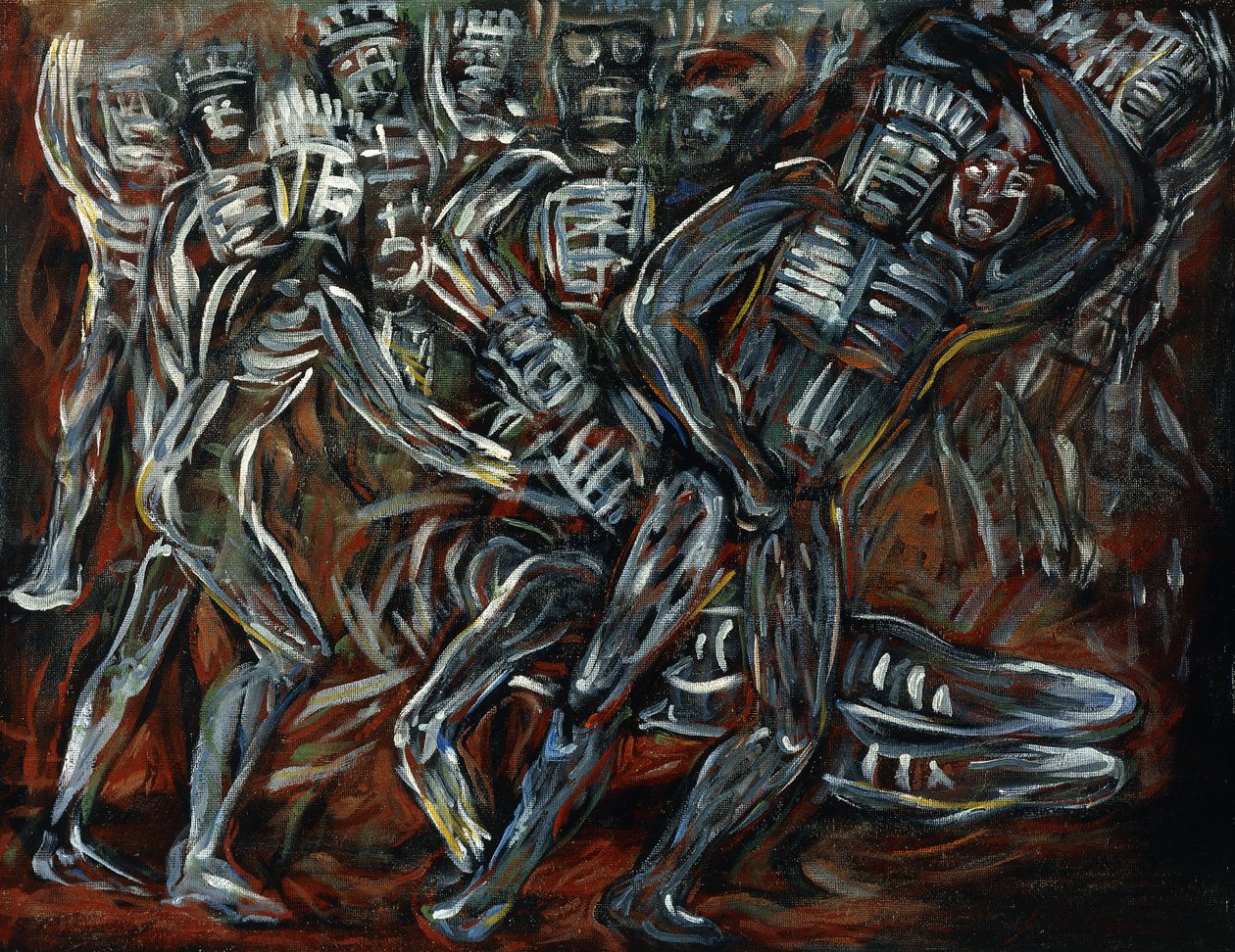 Los Dioses Blancos; Los Teules de José Clemente Orozco