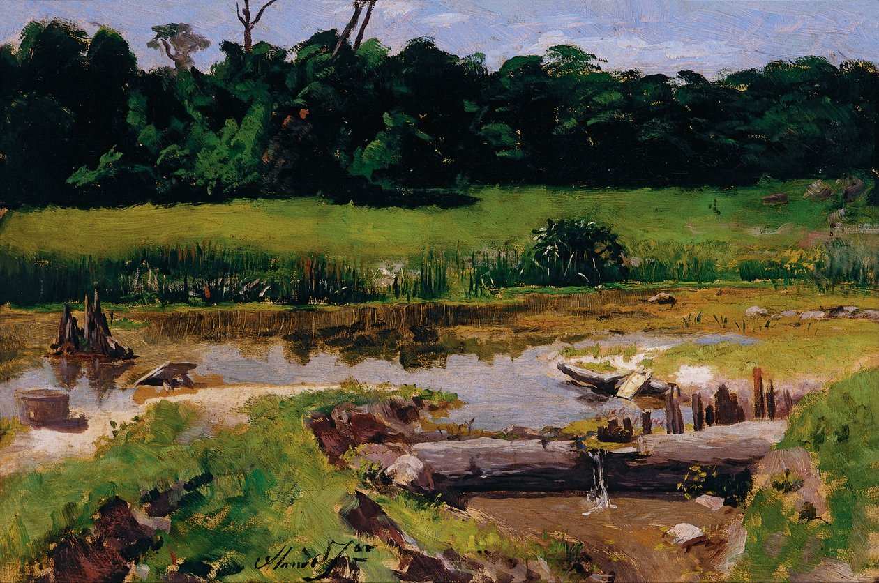 Paisaje fluvial de José Ferraz de Almeida Júnior