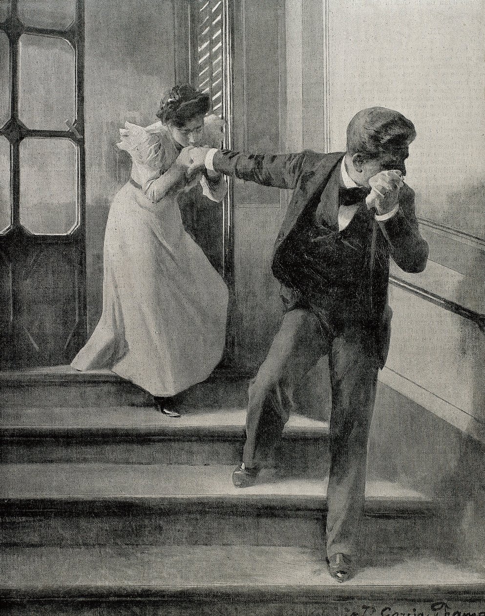Triste despedida. 1900 de José García Ramos
