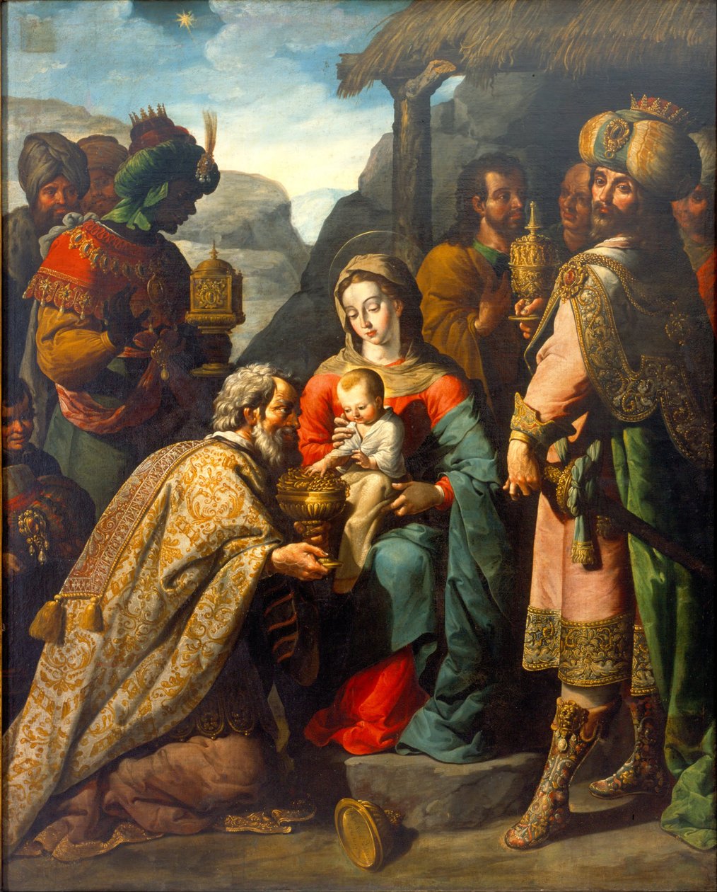 La Adoración de los Reyes de José Juárez