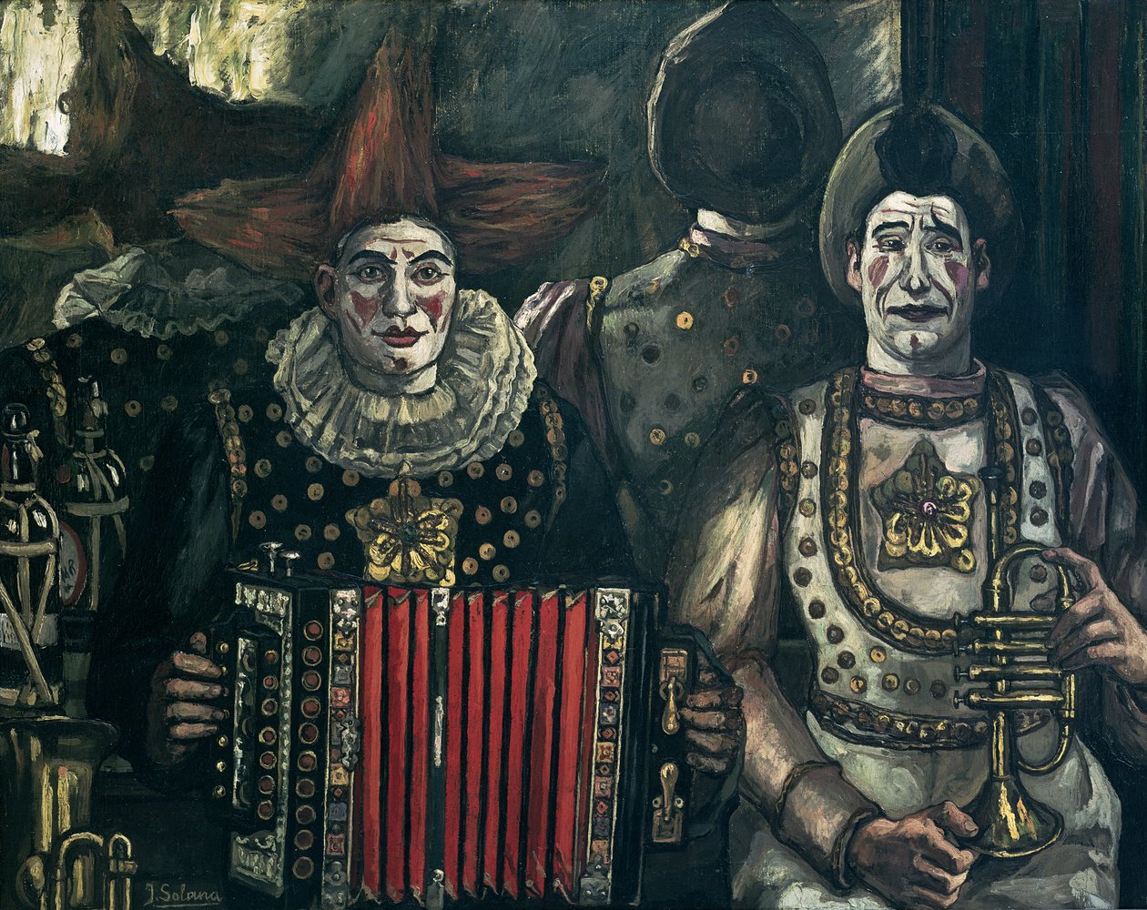 Los Payasos, 1920 de Jose Gutierrez Solana