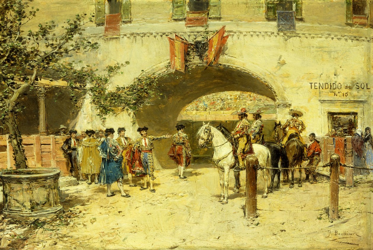 Entrando en la arena de Jose Benlliure y Gil