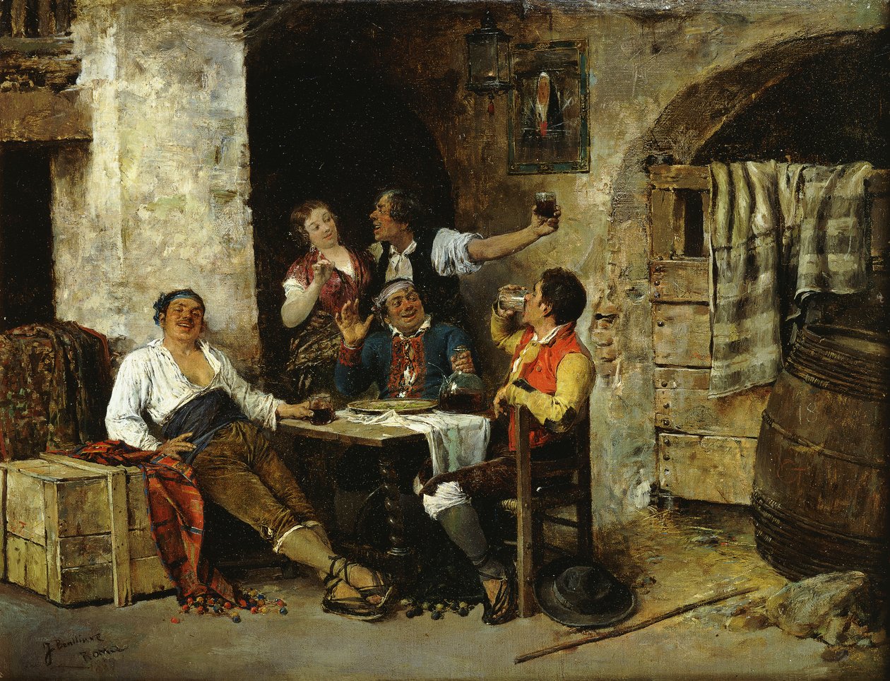 En la Taberna de Jose Benlliure y Gil