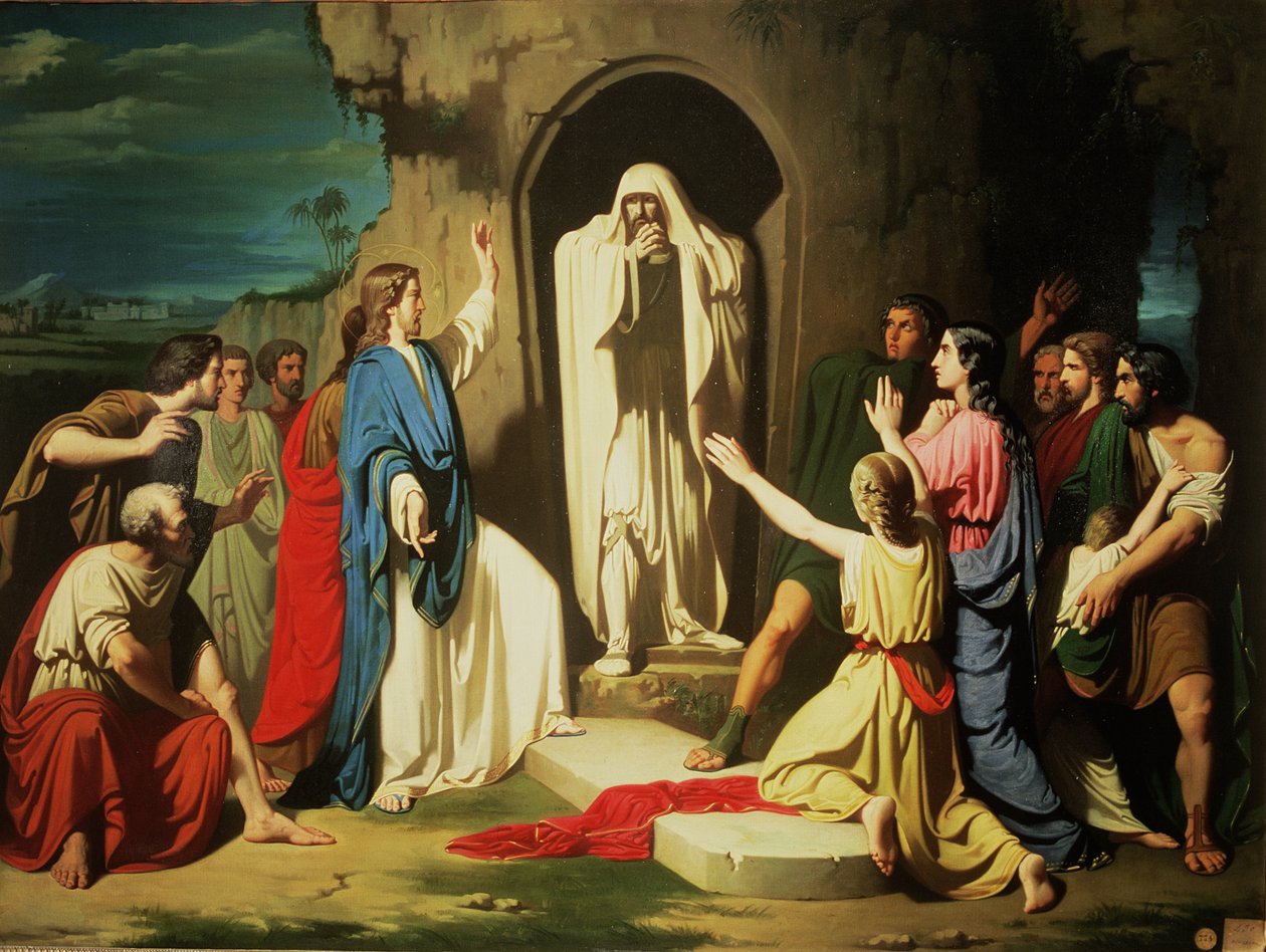 La resurrección de Lázaro de Jose Casado del Alisal