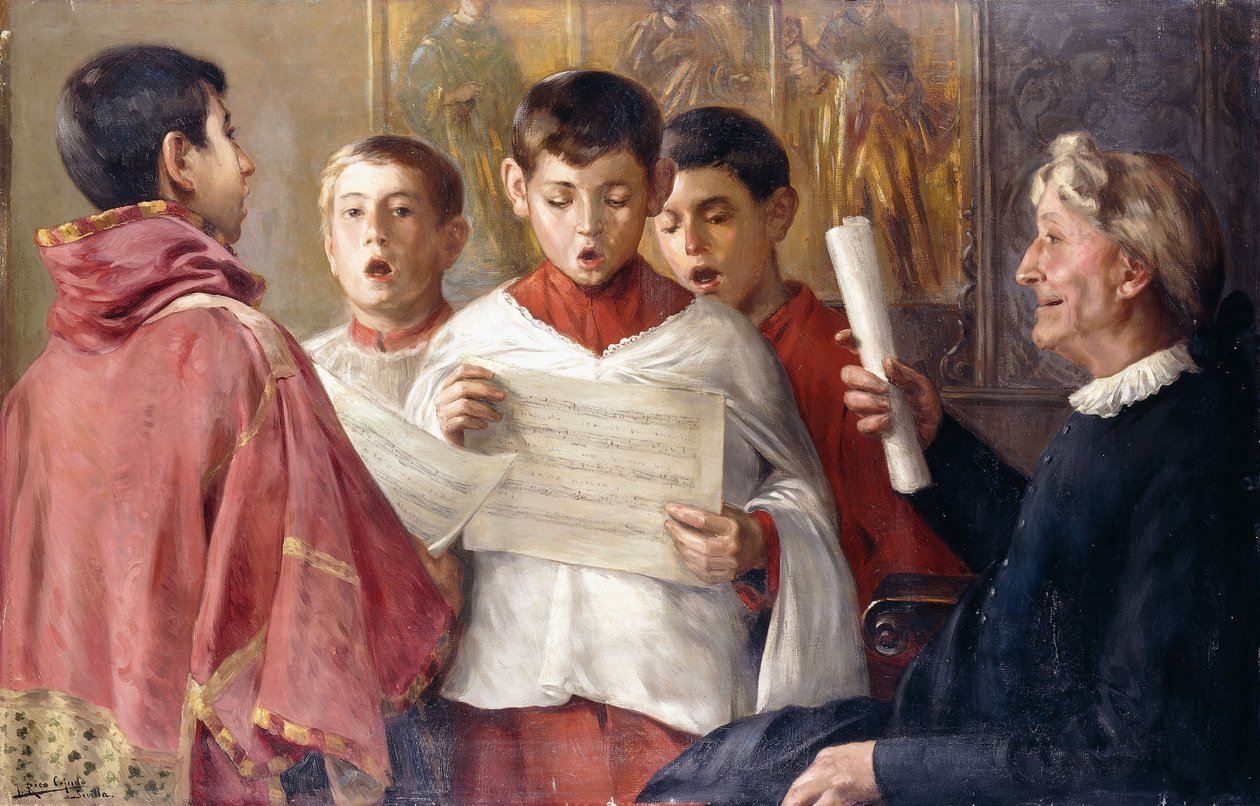 Los niños del coro de Jose Rico y Cejudo