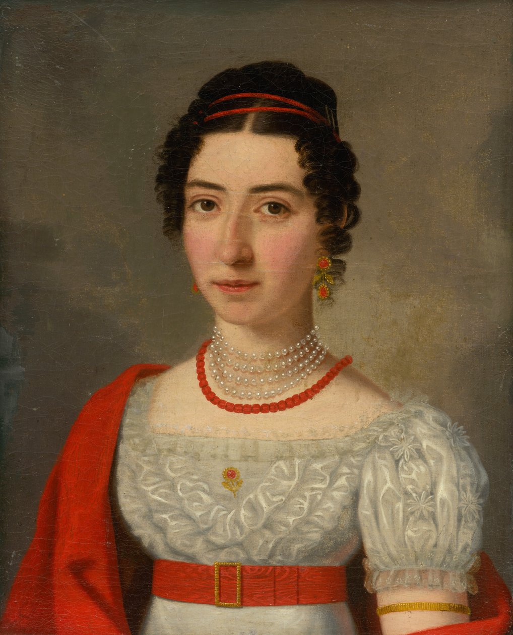 Retrato de Agnesa Okolicsányi née Spielenberger de Josef Czauczik