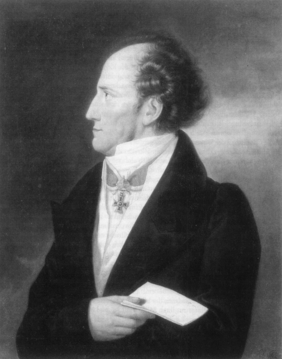 Retrato de Franz Josef von Sternberg-Manderscheid de Josef Lavos