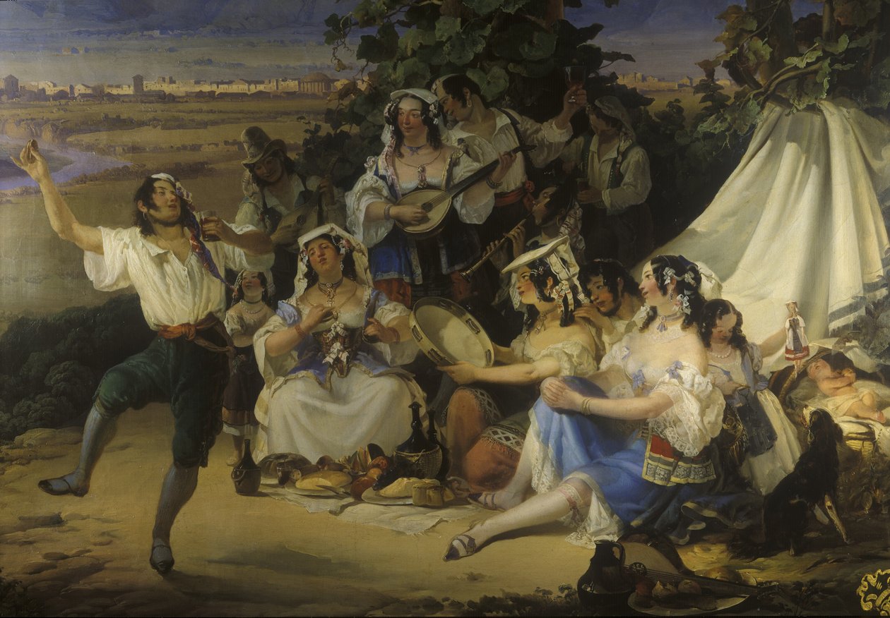 Turín, Monte Superga, 1850s de Josef Matj Navrátil