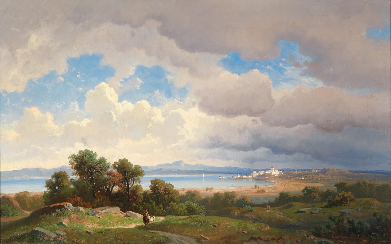 Vista del Ammersee de Josef Mayburger