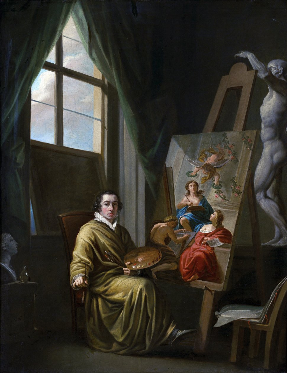 Autorretrato de Josef Abel