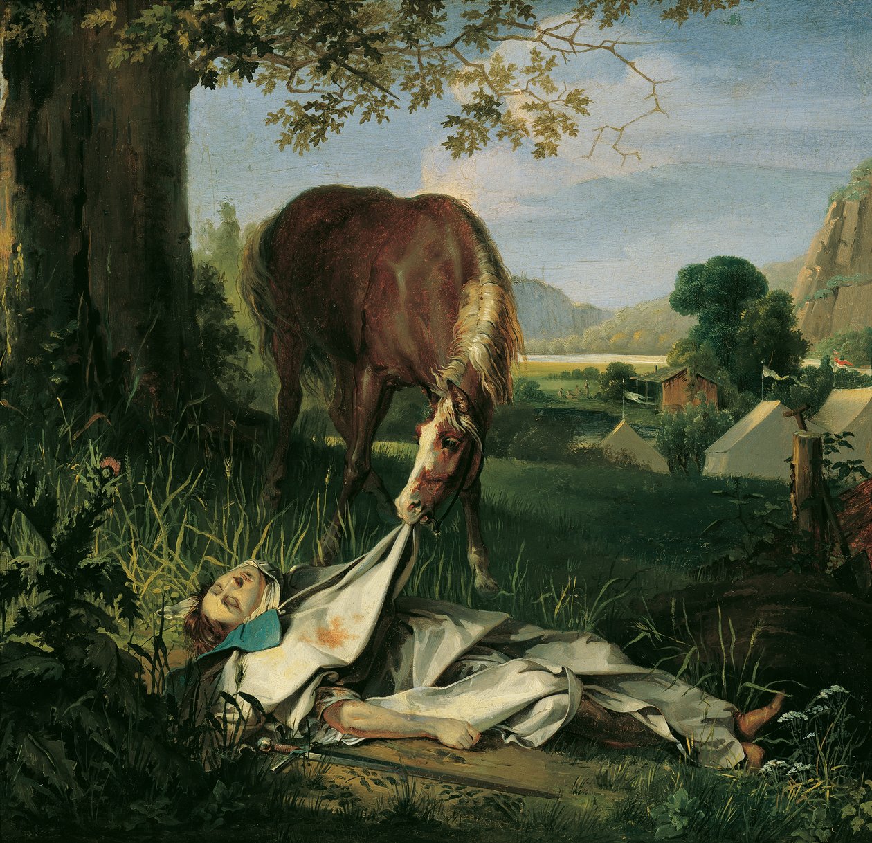 Agarre de Wallstein de Josef Danhauser