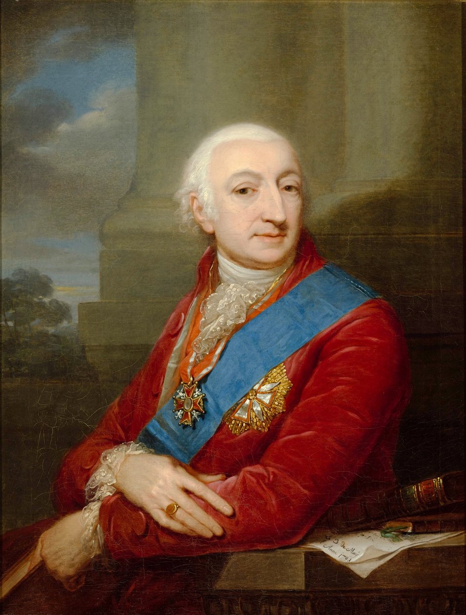 Polaco: Retrato de Stanisław Małachowski de Josef Grassi