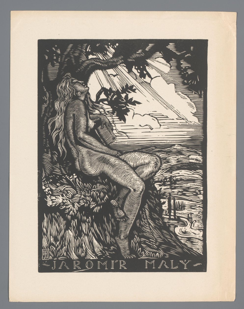 Ex libris de Jaromír Malý de Josef Hodek