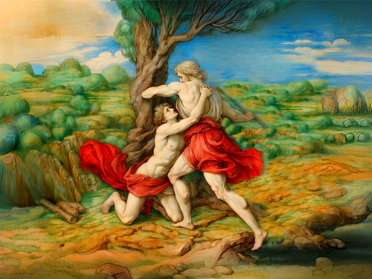 A1_Genesis_13-Cain Mata a Abel de Josef Johann Michel
