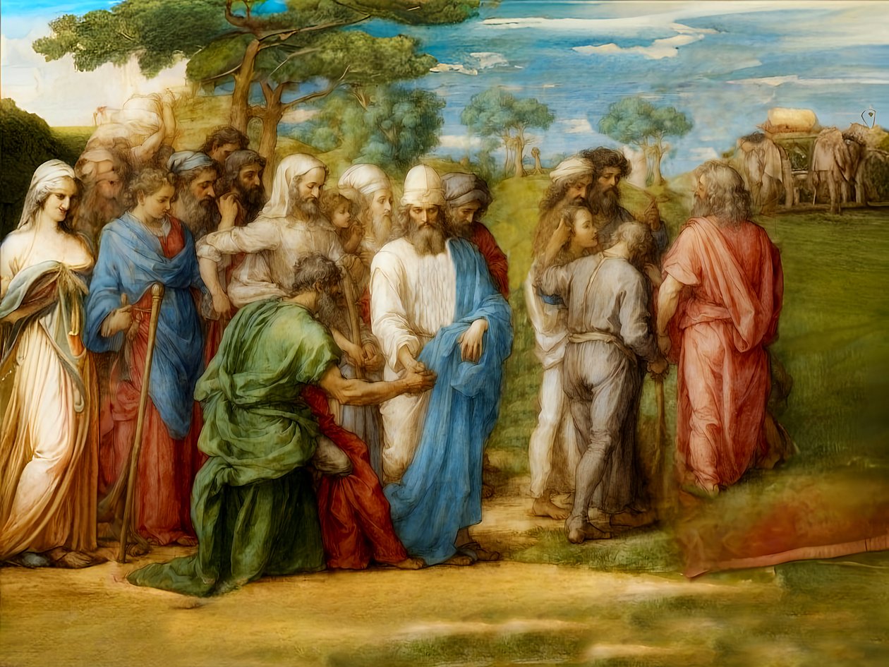 A1_Génesis_38-Ismaelitas compran a José de Josef Johann Michel