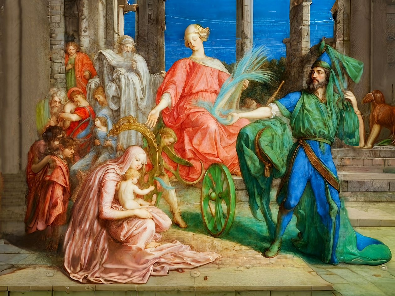 A1_Genesis_41-Joseph promovido en Egipto de Josef Johann Michel