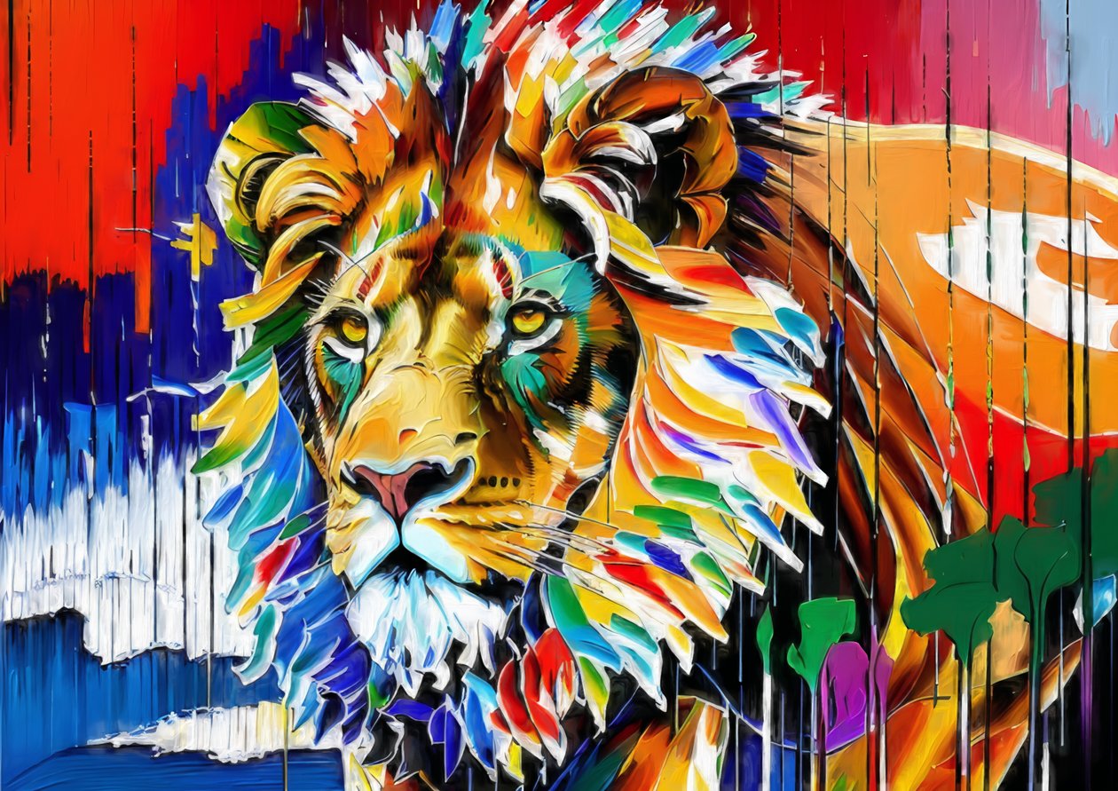 Animales Lion_3 de Josef Johann Michel