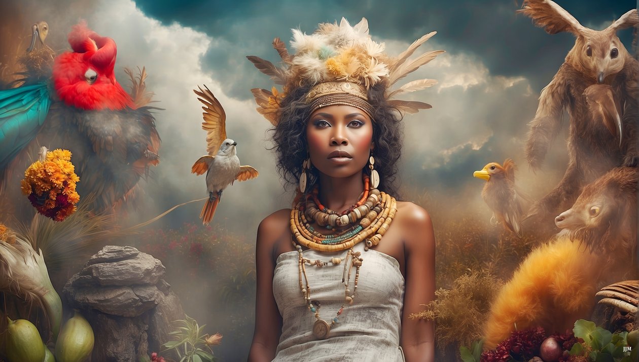 Dreamcore_escena_de_sueño_Aborigines_05 de Josef Johann Michel