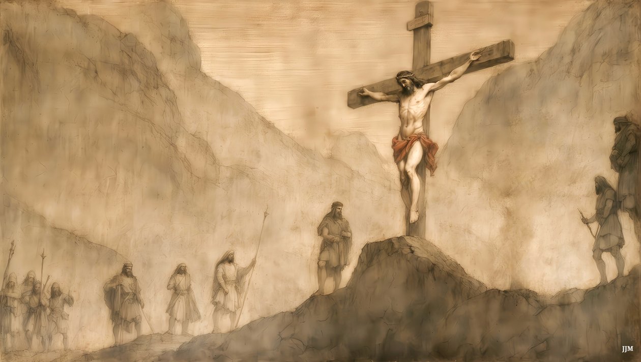 Jesús_Crucifixión_03 de Josef Johann Michel