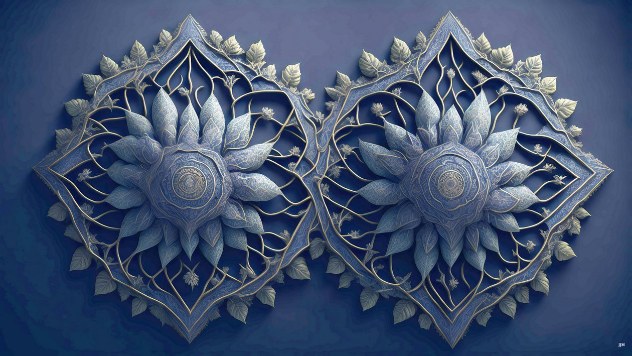 mandala:african elements_01 de Josef Johann Michel