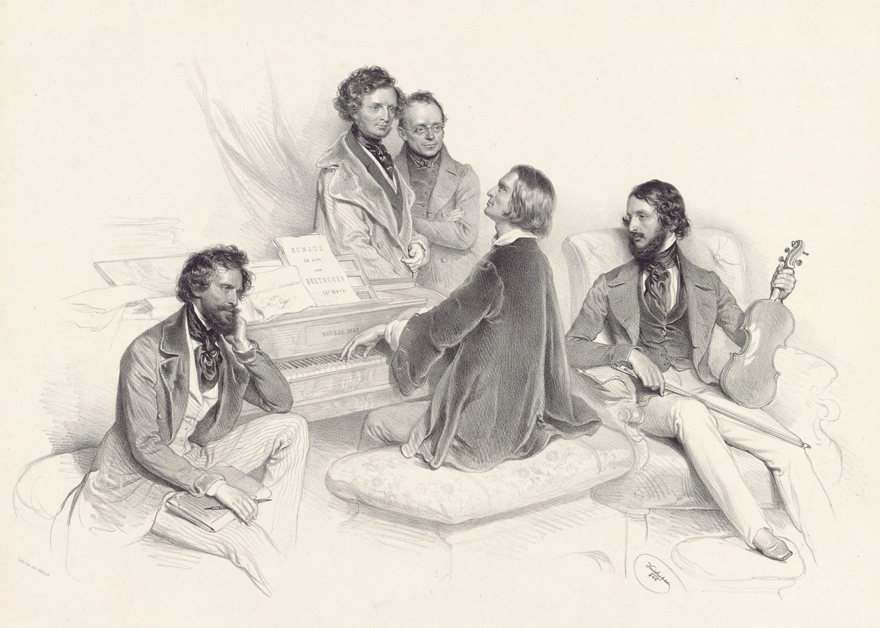 Matinée en Liszt de Josef Kriehuber