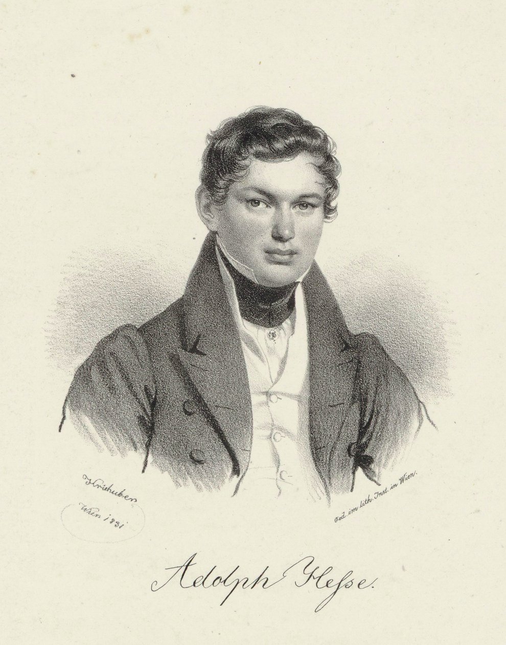 Adolf Hesse de Josef Kriehuber