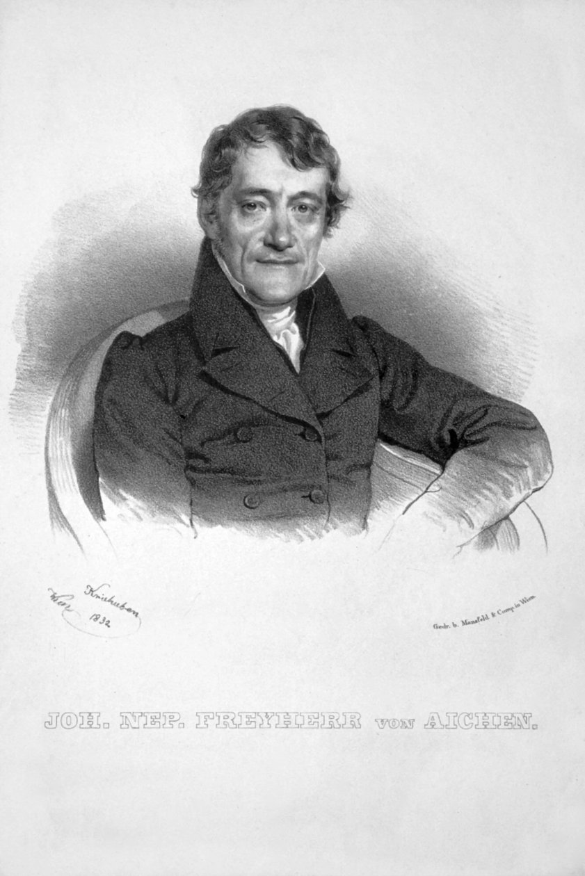 Aichen Litho de Josef Kriehuber