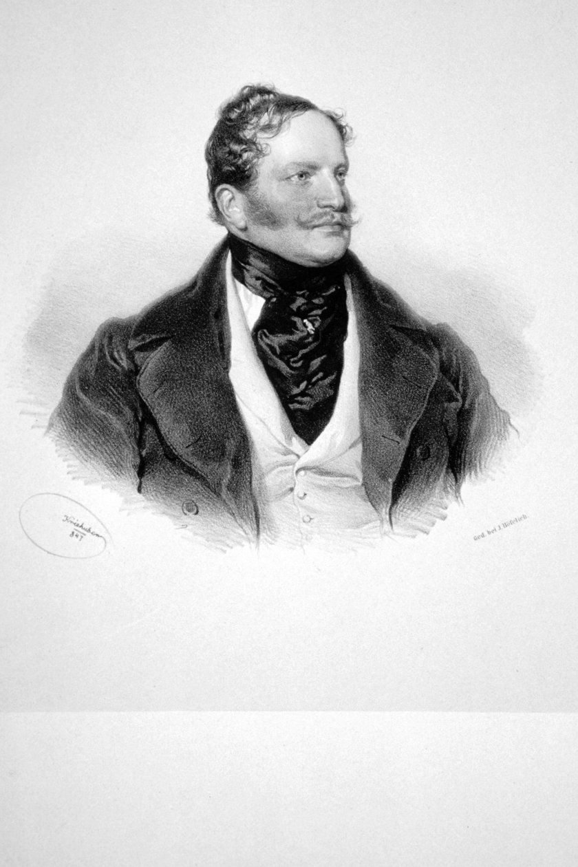 Franz Hardegg Litho de Josef Kriehuber