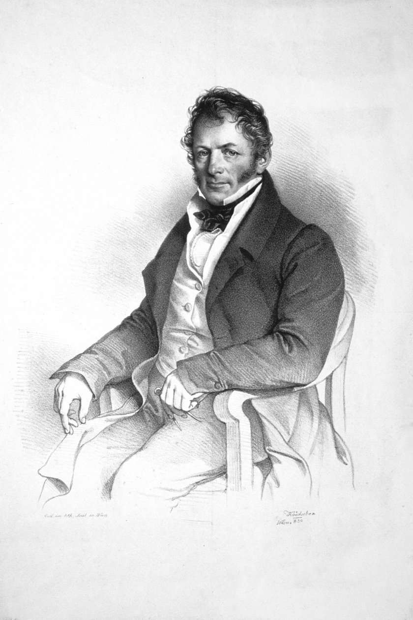 Franz Jäger Litho de Josef Kriehuber