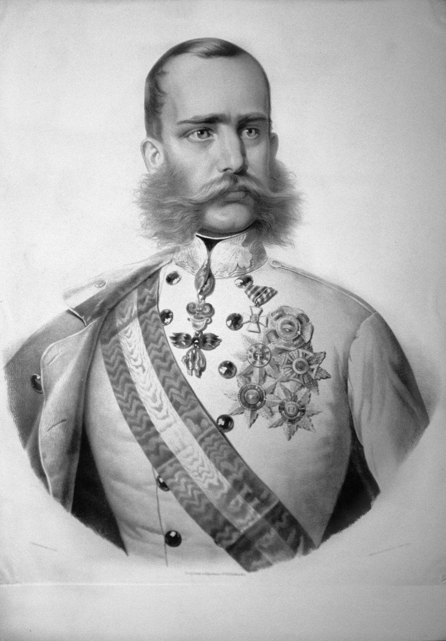 Franz Josef I. Kr. s.a. Litho de Josef Kriehuber