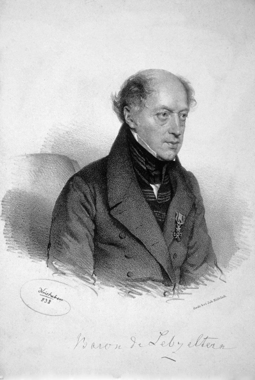 Franz Lebzeltern Litho de Josef Kriehuber