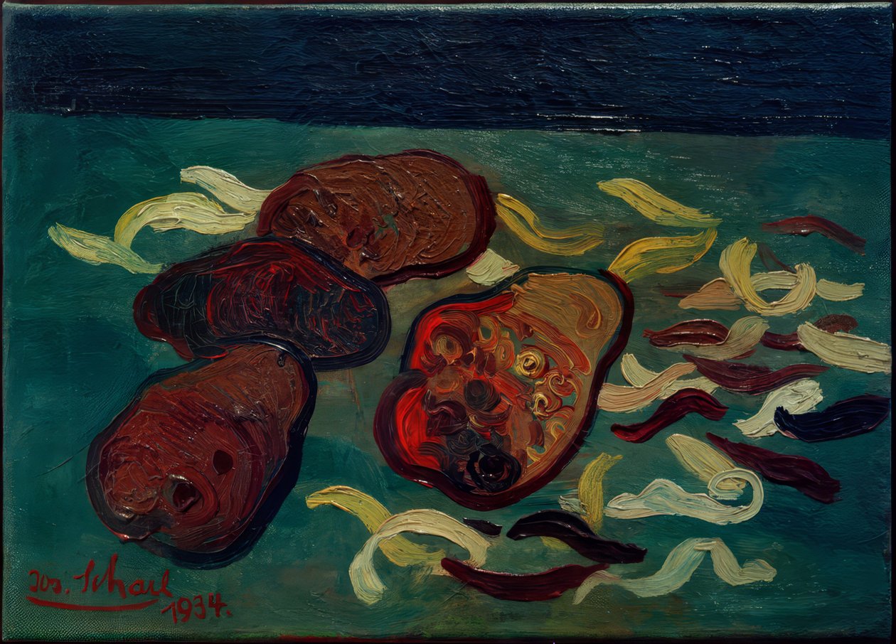 Bodegón con patatas de Josef Scharl