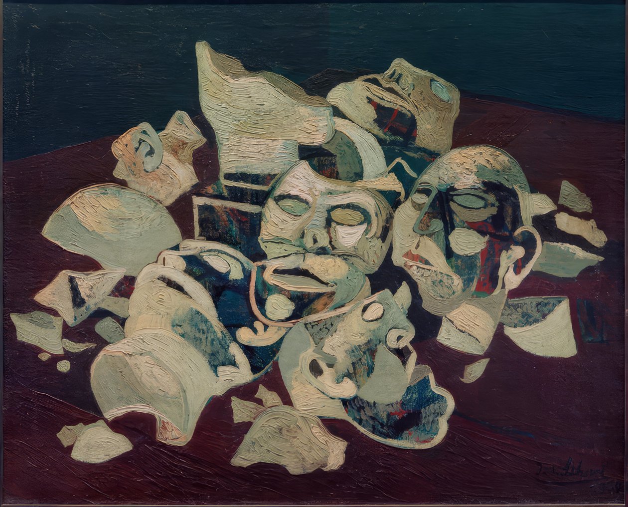 Bustos rotos de Josef Scharl