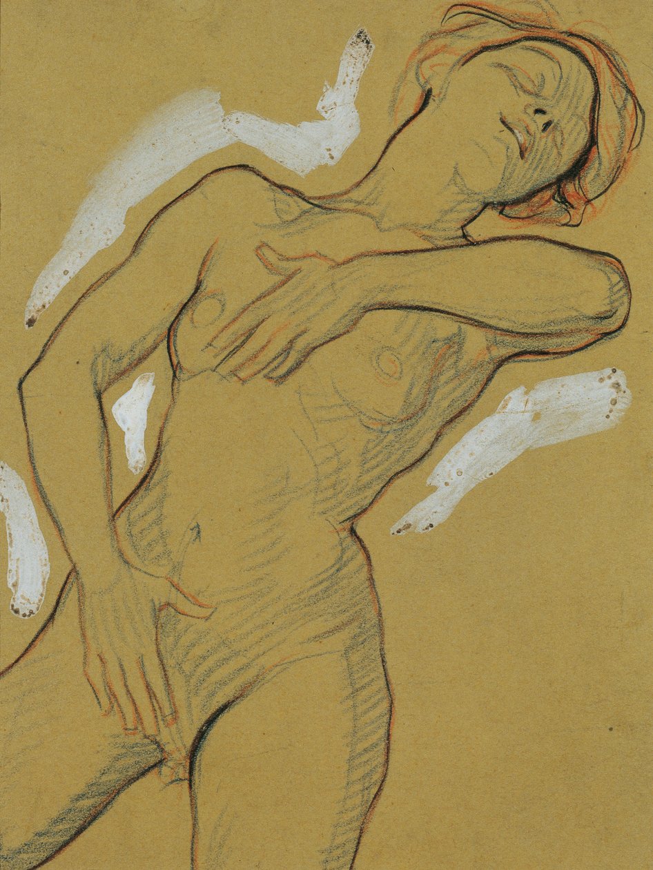 chica desnuda de Josef Wawra