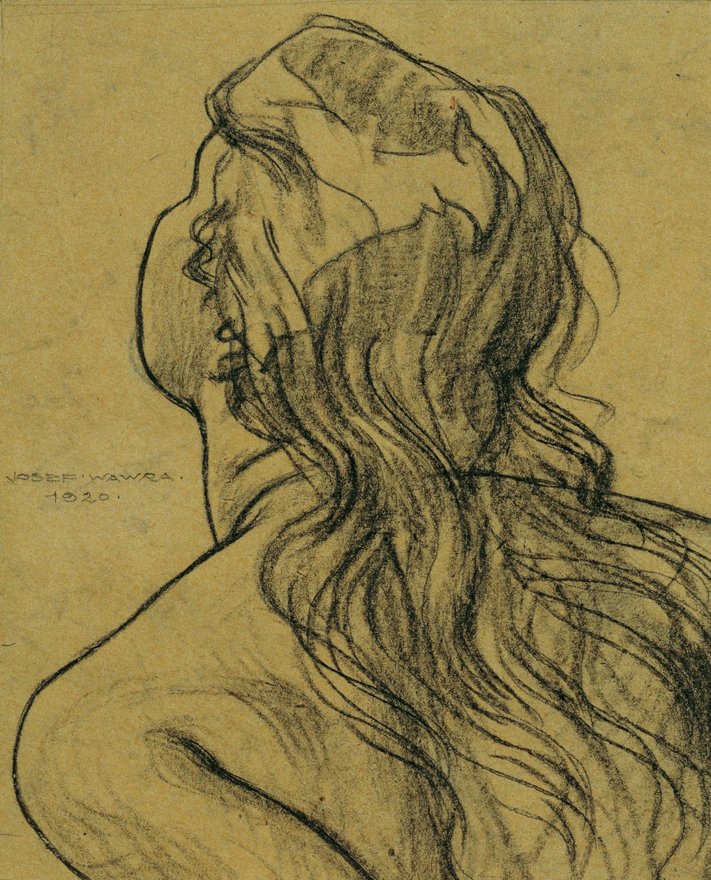 cabeza de niña de Josef Wawra