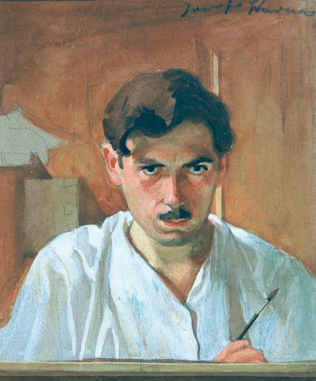 Auto retrato de Josef Wawra
