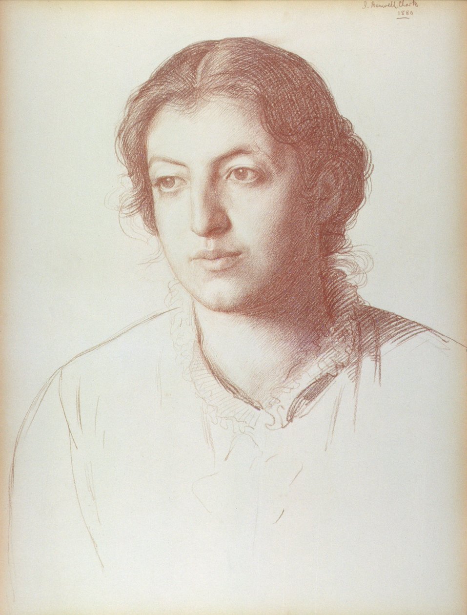 Retrato de Euterpe Ionides, después Sra. W. F. Craies de Joseph Benwell Clark