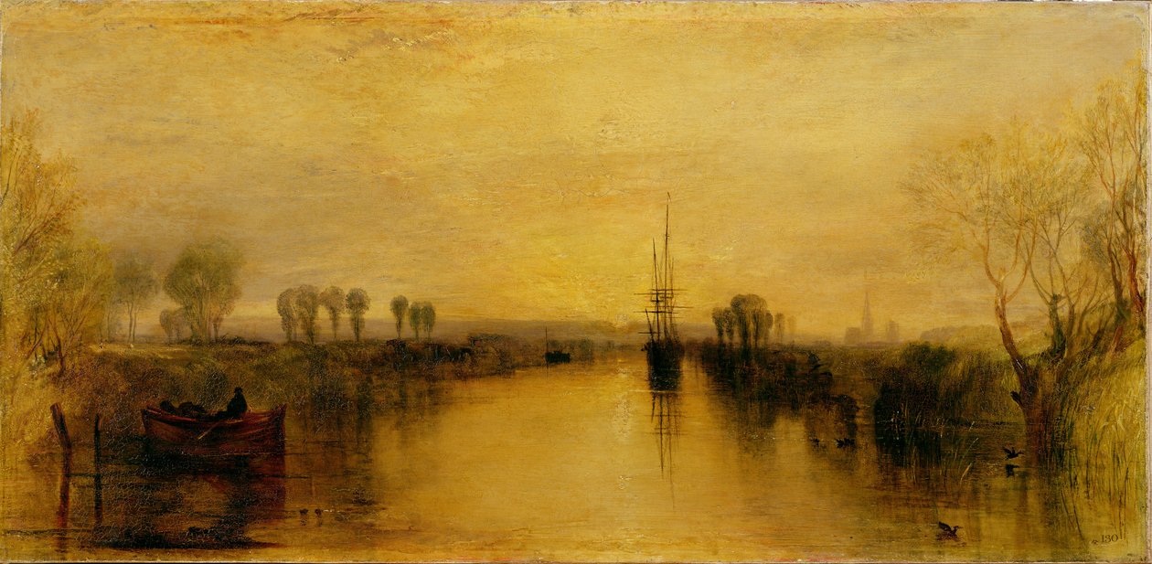 Canal de Chichester, c.1829 de Joseph Mallord William Turner