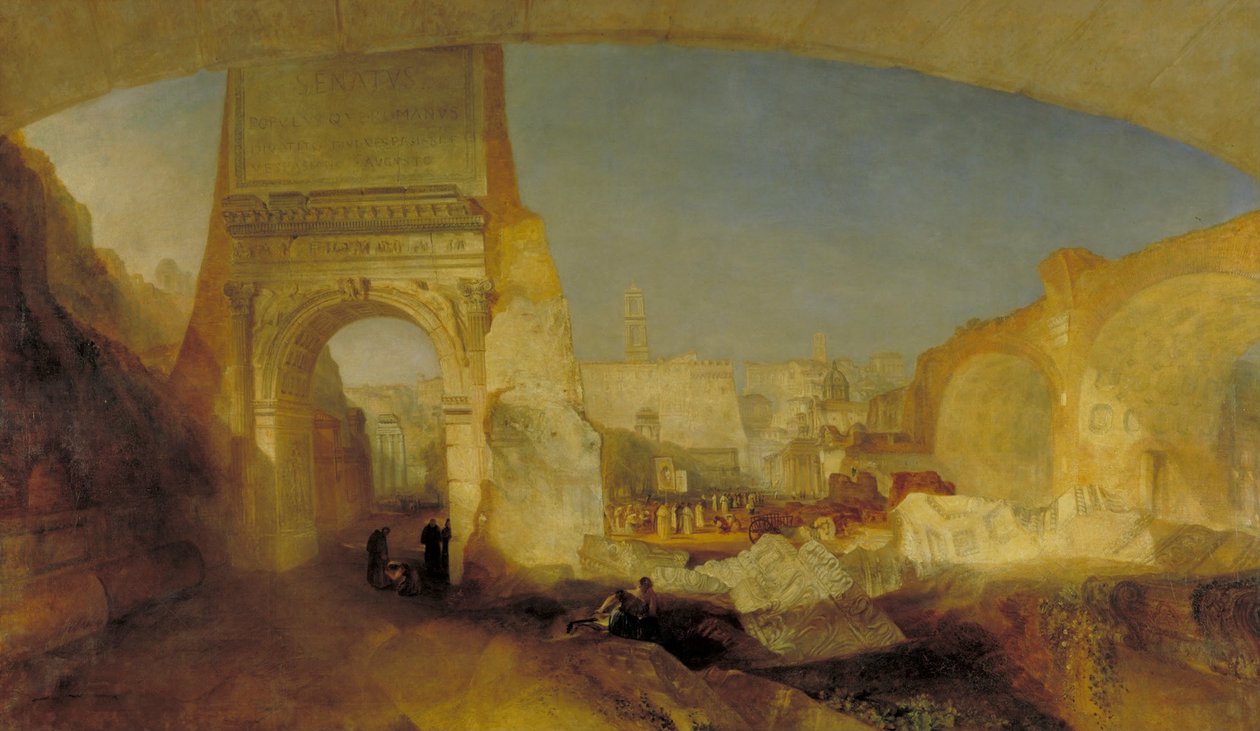 Foro Romano, para el Museo de Mr. Soane de Joseph Mallord William Turner