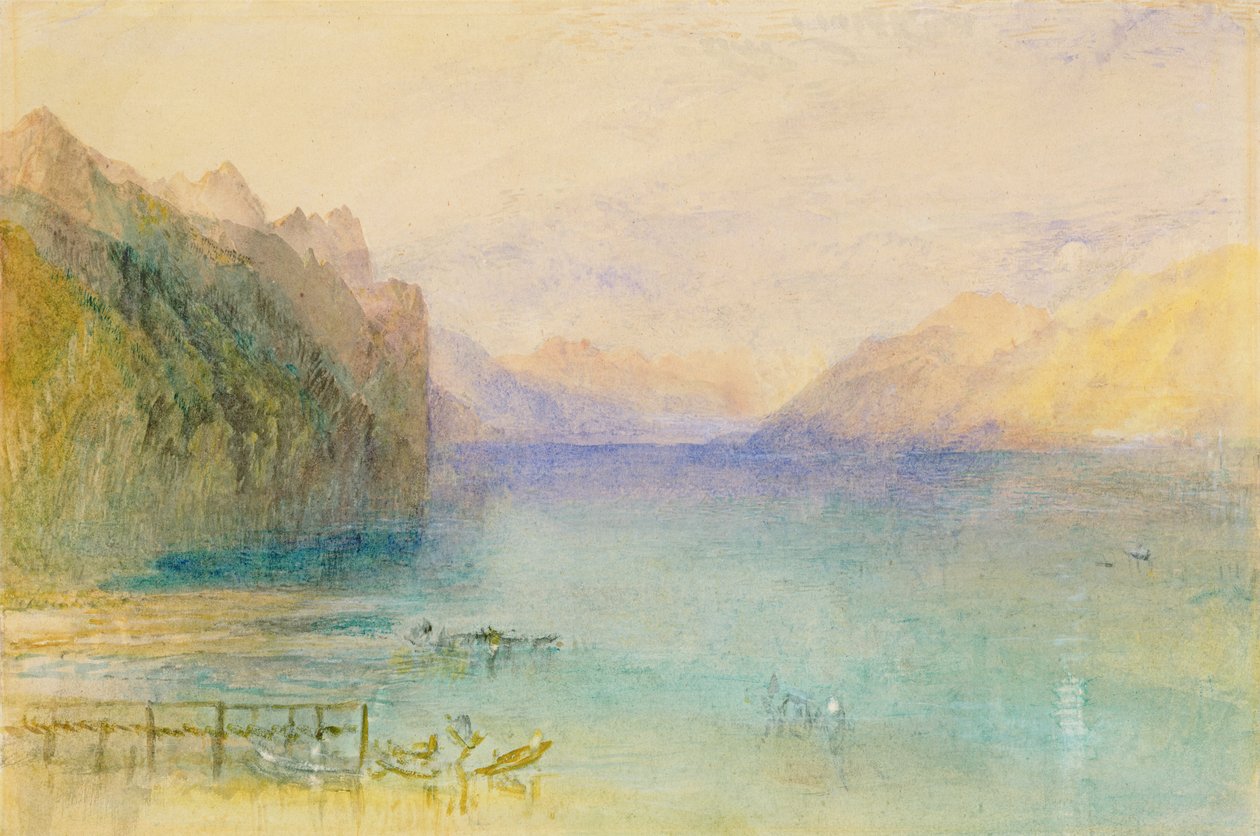 Lago Thun de Joseph Mallord William Turner