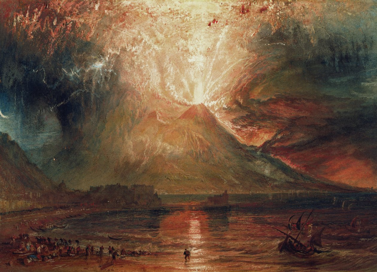 Erupción del Monte Vesubio, 1817 de Joseph Mallord William Turner