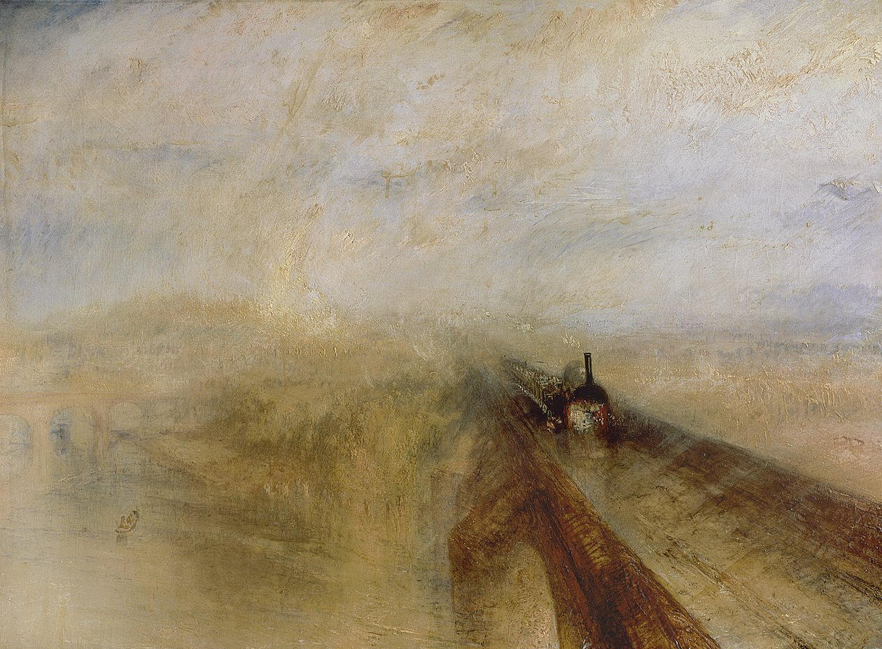 Lluvia, vapor y velocidad, El Gran Ferrocarril del Oeste de Joseph Mallord William Turner