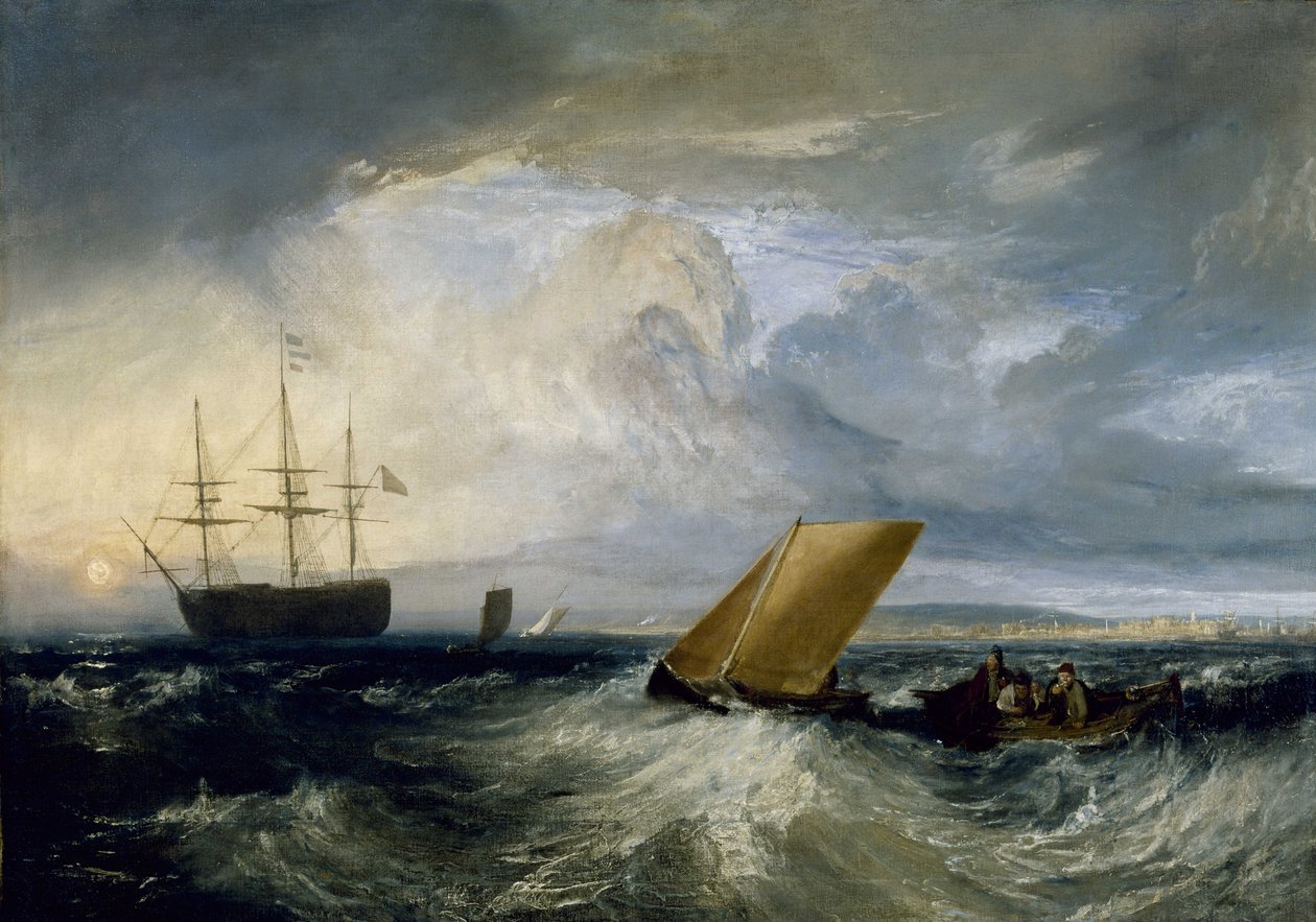 Sheerness visto desde el Nore de Joseph Mallord William Turner