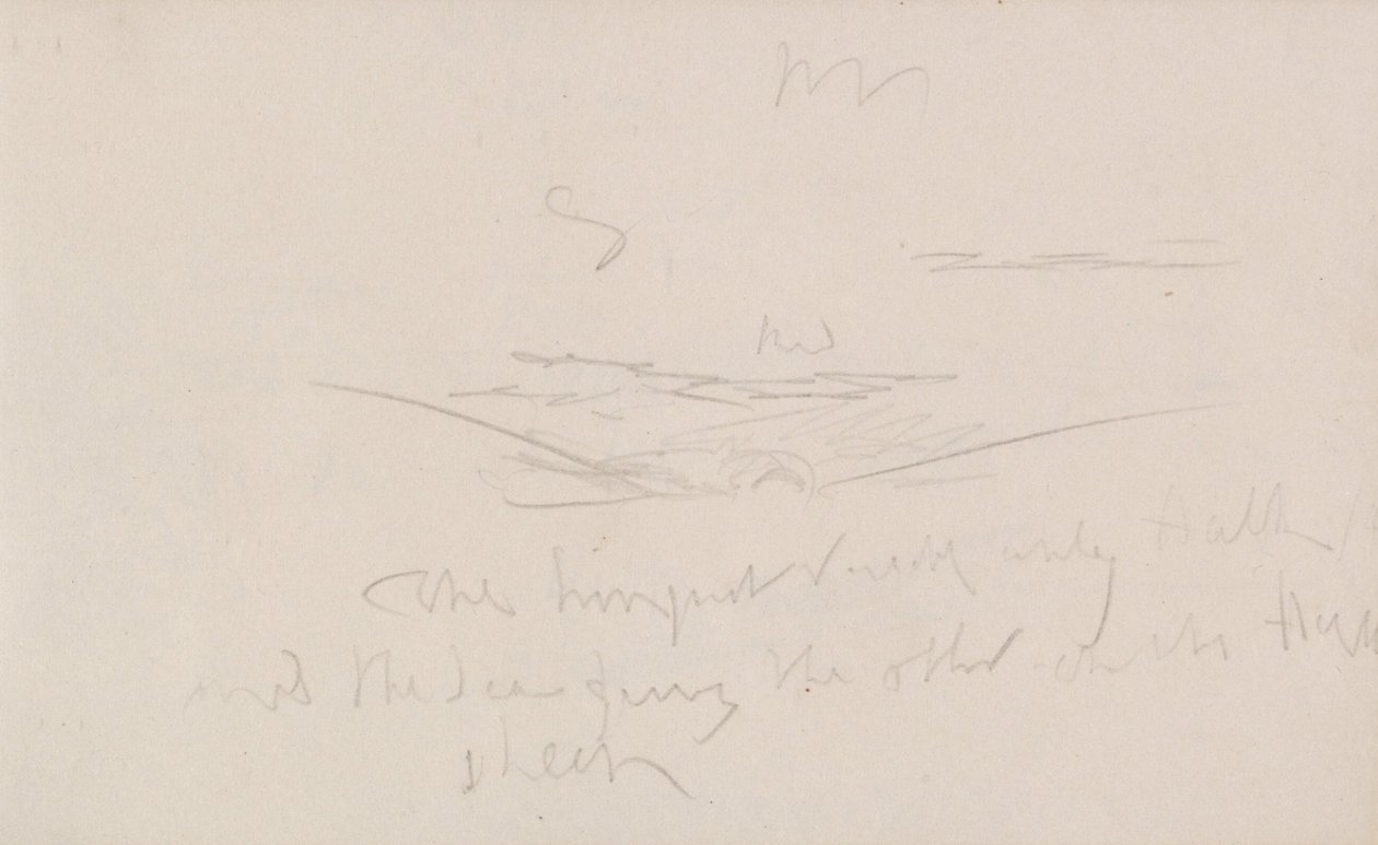 El cuaderno de bocetos del canal de Joseph Mallord William Turner