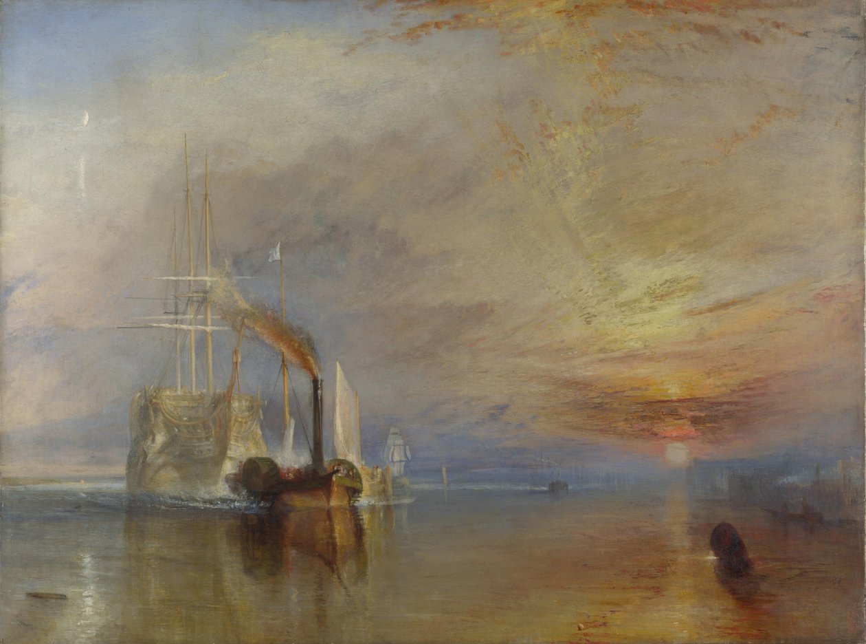 El Temeraire luchador, 1839 de Joseph Mallord William Turner