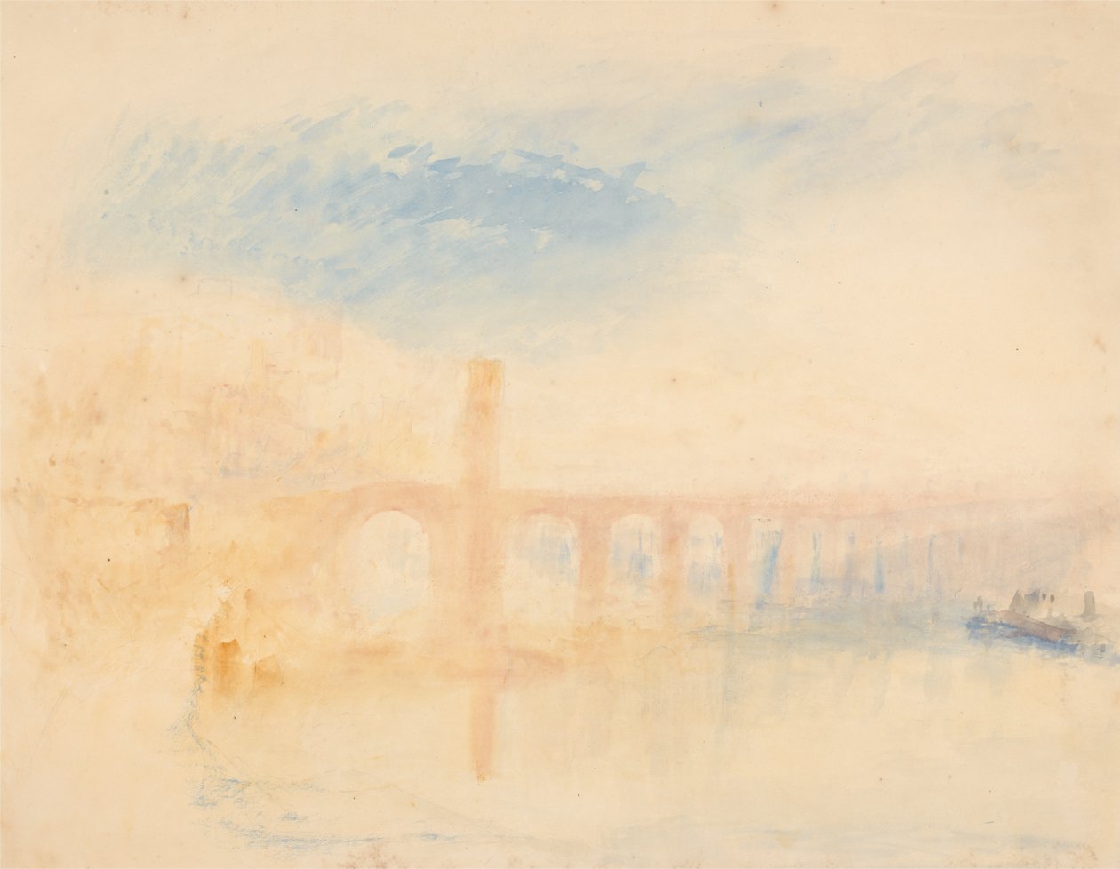 El puente Moselle, Coblenz de Joseph Mallord William Turner