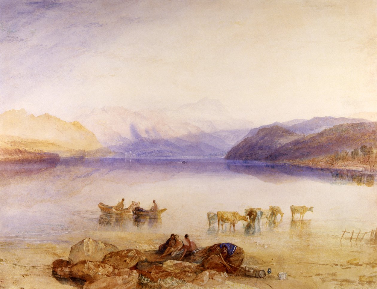 Ullswater, Cumberland, c.1835 de Joseph Mallord William Turner